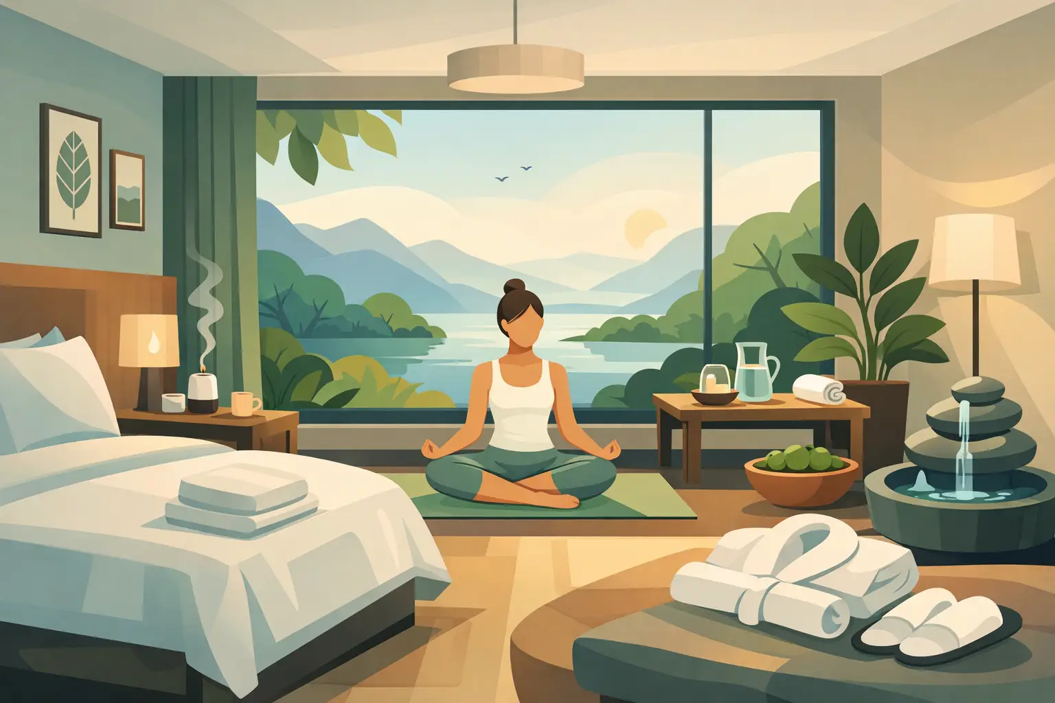 How Hotels Offer In-Room Wellness That Matters