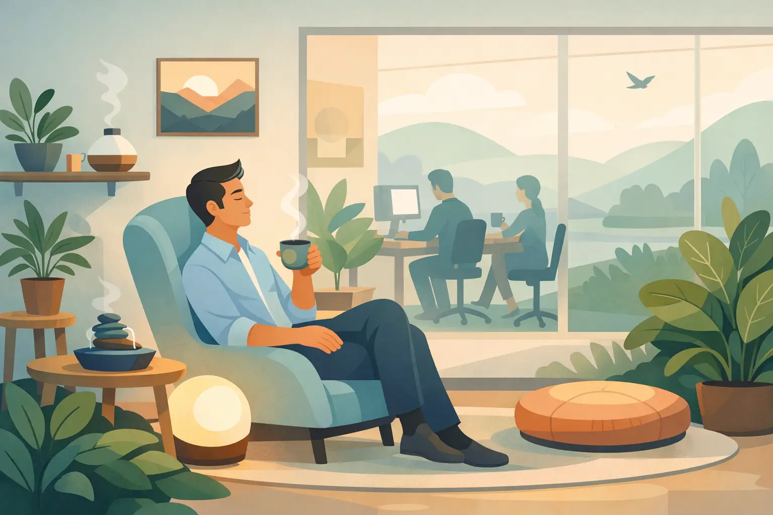 How Wellness Rooms Improve Focus at Work